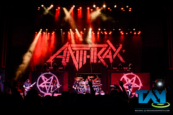 Anthrax, live at The Tabernacle, Atlanta, GA, 2016