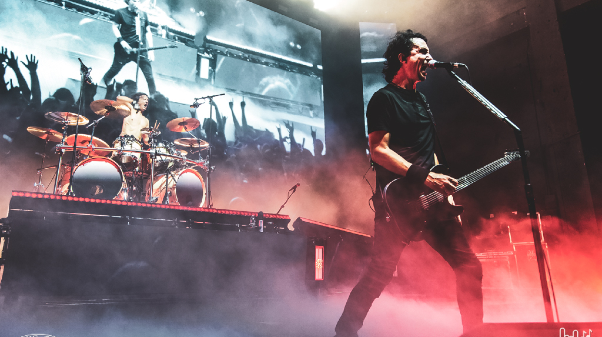 Gojira at Fiddler's Green 2023, photo by Dave The Photo Guy.