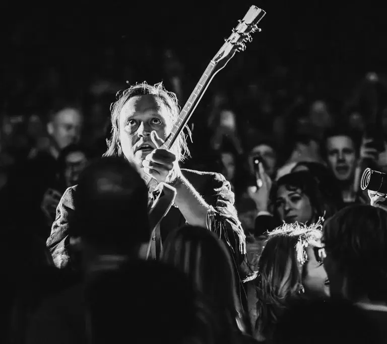 Photo of Arcade Fire performing at Red Rocks Amphitheatre on Sept. 16, 2024
