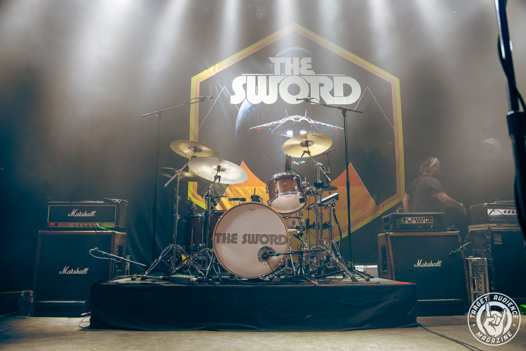 Photo of The Sword performing at the Gothic Theatre on August 19, 2025