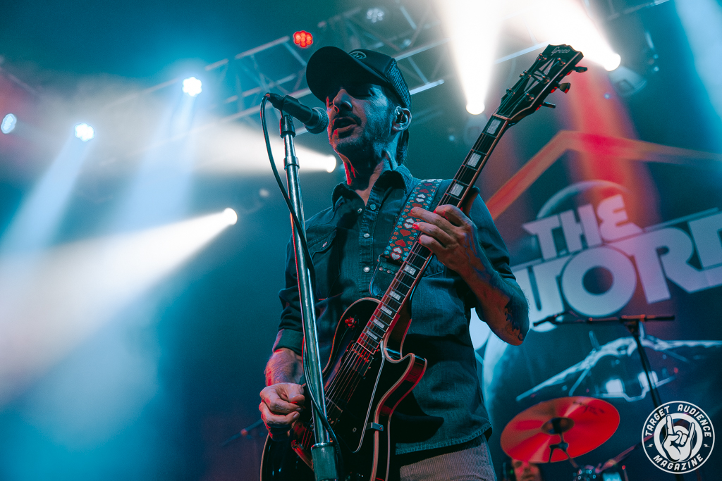 Photo of The Sword performing at the Gothic Theatre on August 19, 2025