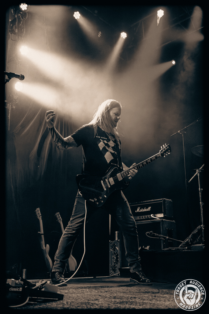 Photo of The Sword performing at the Gothic Theatre on August 19, 2025