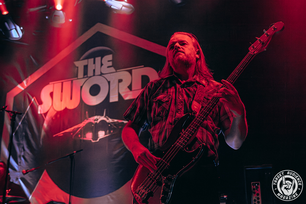 Photo of The Sword performing at the Gothic Theatre on August 19, 2025