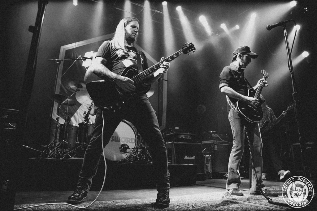 Photo of The Sword performing at the Gothic Theatre on August 19, 2025