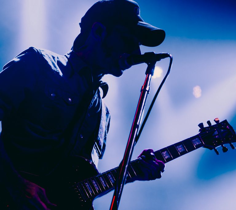 Photo of The Sword performing at the Gothic Theatre on August 19, 2025