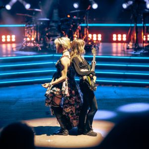 Photo of Rainbow Kitten Surprise performing at Red Rocks Amphitheatre on September 08, 2025